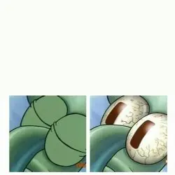 Squidward sleep