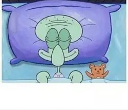 Squidward how i sleep