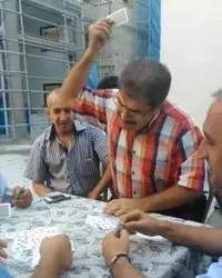 angry turkish man playing cards meme Meme Template