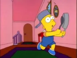 Bart Simpson Frying Pan HD