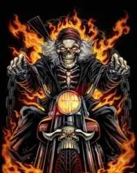 Biker Skeleton