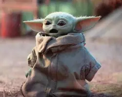 Surprised Baby Yoda