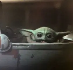 Baby Yoda Happy