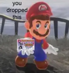 Mario You dropped this