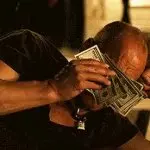 Zombieland money tears GIF Template