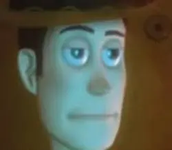 disappointed woody