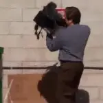 Ron Swanson trash computer GIF Template