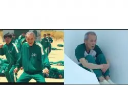 Squid Game Before After Old Man