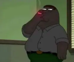 Peter Griffin Smoking