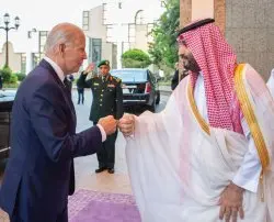 Joe Biden and Saudi Crown Prince Mohammed bin Salman