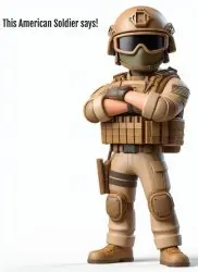 This American Soldier Says!