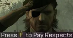 snake press f to pay respects