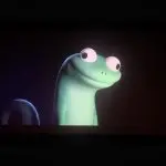 Lizard button GIF Template