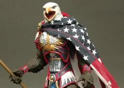 Patriotic Defender Eagle Of America