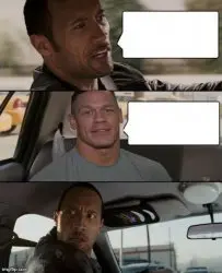 The Rock Driving (John Cena version)