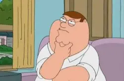 peter griffin thinking