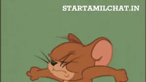 A Cartoon Of Jerry With Steam Coming Out Of His Ears And The Words Starttamilchat.In Below Him