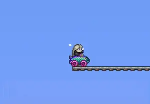 A Video Game Screen Shows A Skeleton In A Colorful Vehicle And The Words Deal With It Above It