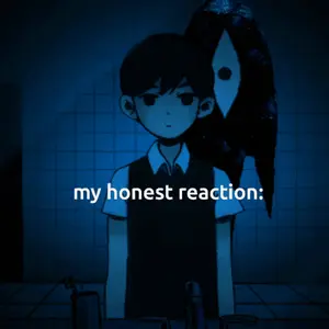 A Cartoon Of A Boy And A Girl With The Words My Honest Reaction