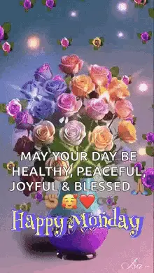 May Your Day Be Healthy , Peaceful , Joyful , And Blessed .