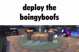 A Screenshot Of A Video Game With The Words Deploy The Boingyboofs