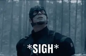 Captain America Is Wearing A Helmet And Goggles And Says Sigh .