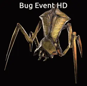 An Image Of A Bug With The Words Bug Event Hd Above It