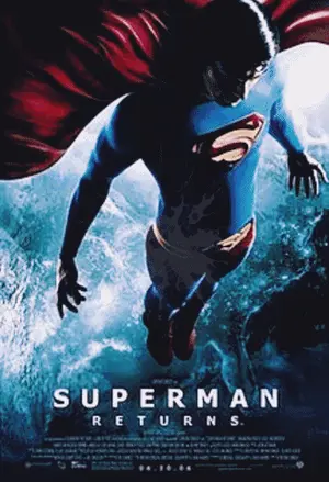 A Poster For The Movie Superman Returns