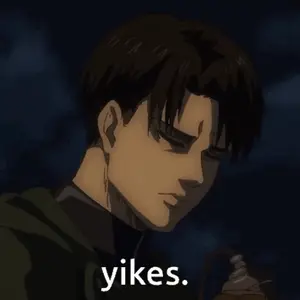 A Close Up Of A Man Holding A Gun With The Words " Yikes " Written Below Him