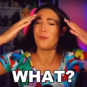 A Woman With Her Eyes Closed And Her Hands On Her Forehead Says What