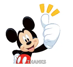 A Cartoon Of Mickey Mouse Giving A Thumbs Up Sign
