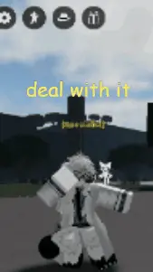 A Screenshot Of A Video Game With The Words Deal With It On It