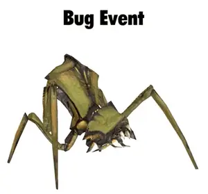A Picture Of A Spider With The Words Bug Event Above It