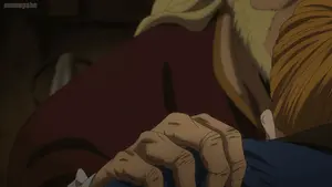 A Cartoon Character Says That 'S Not Courage With Tears Coming Out Of His Eyes