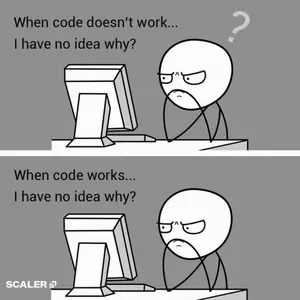 When Code Does N'T Work ... I Have No Idea Why When Code Works ... I Have No Idea Why Scaler