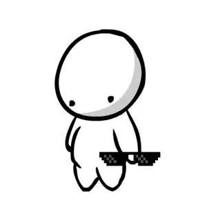 A Cartoon Character Wearing Sunglasses With The Words Deal With It Below Him