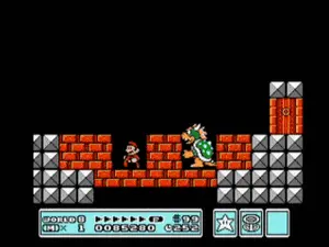 A Screenshot Of A Video Game With Mario And Bowser On The Screen