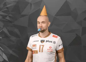 A Man Wearing A Shirt That Says " Plus " On It