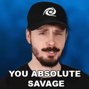 A Man With A Beard Wearing A Black Hat And A Black Shirt Is Making A Funny Face .