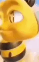 A Close Up Of A Bee From The Movie Bee Movie