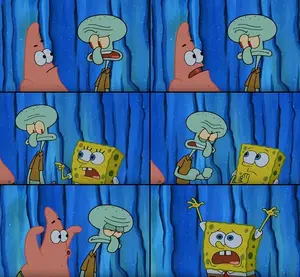 Stop It Patrick You're Scaring Him